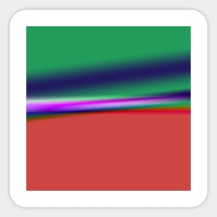 red blue green texture art Sticker